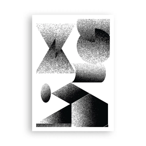 Poster - Winkel und Ovale - 70x100 cm