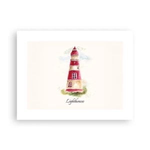 Poster - Das Wetter ringsum ist immer gut - 40x30 cm