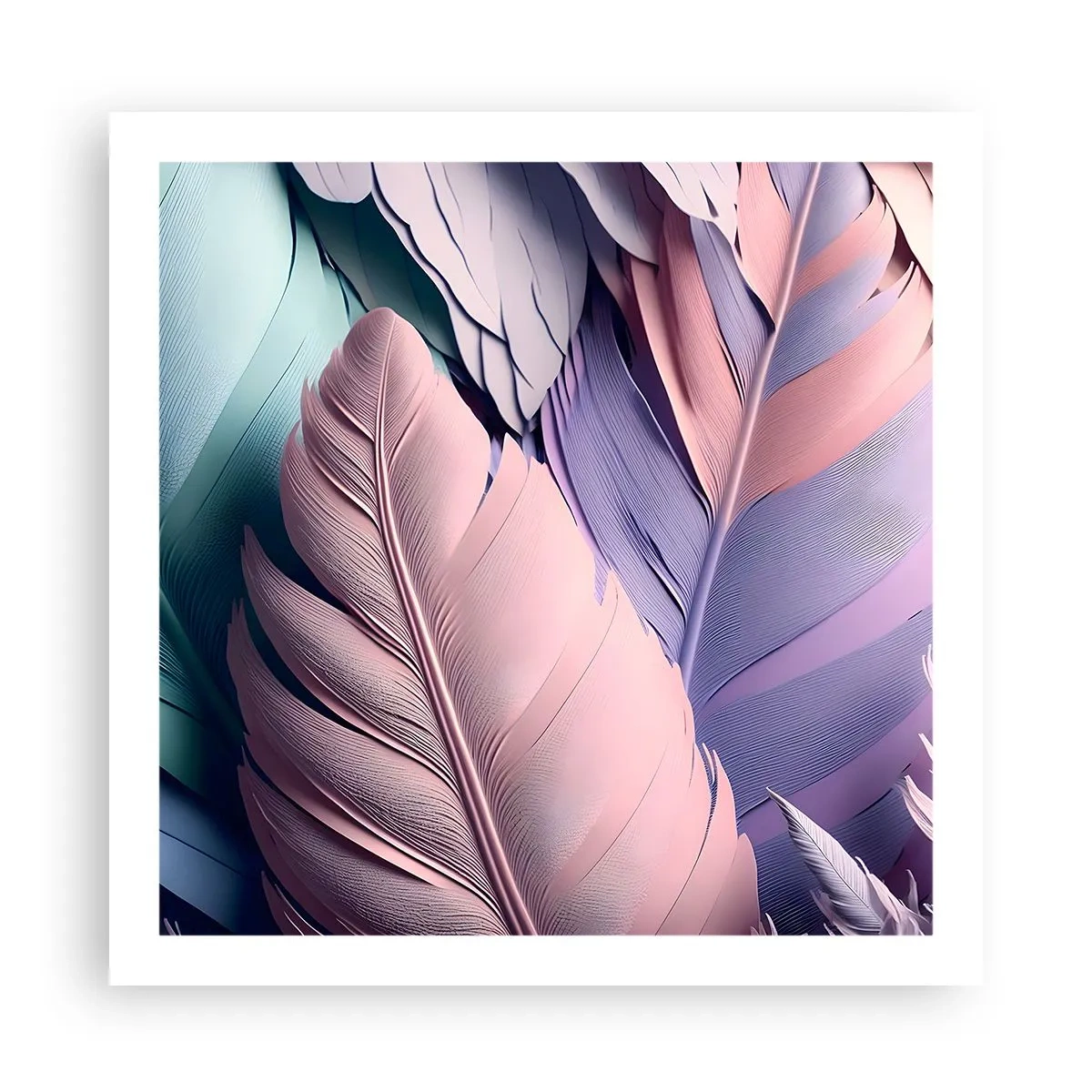 Poster - Vogel-Chic - 60x60 cm