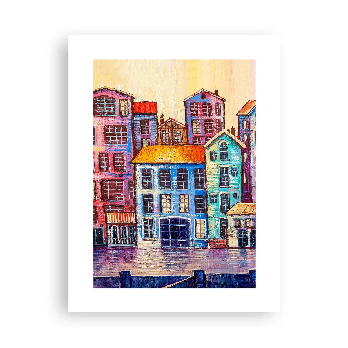 Poster - Stadt wie aus einem Märchen - 30x40 cm