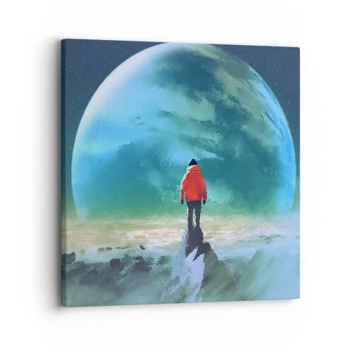 Bild auf Leinwand - Leinwandbild - Entdecker des neuen Landes - 30x30 cm