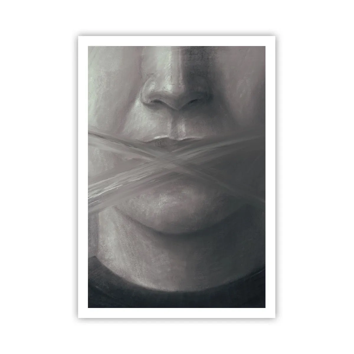 Poster - Ohne ein Wort - 70x100 cm