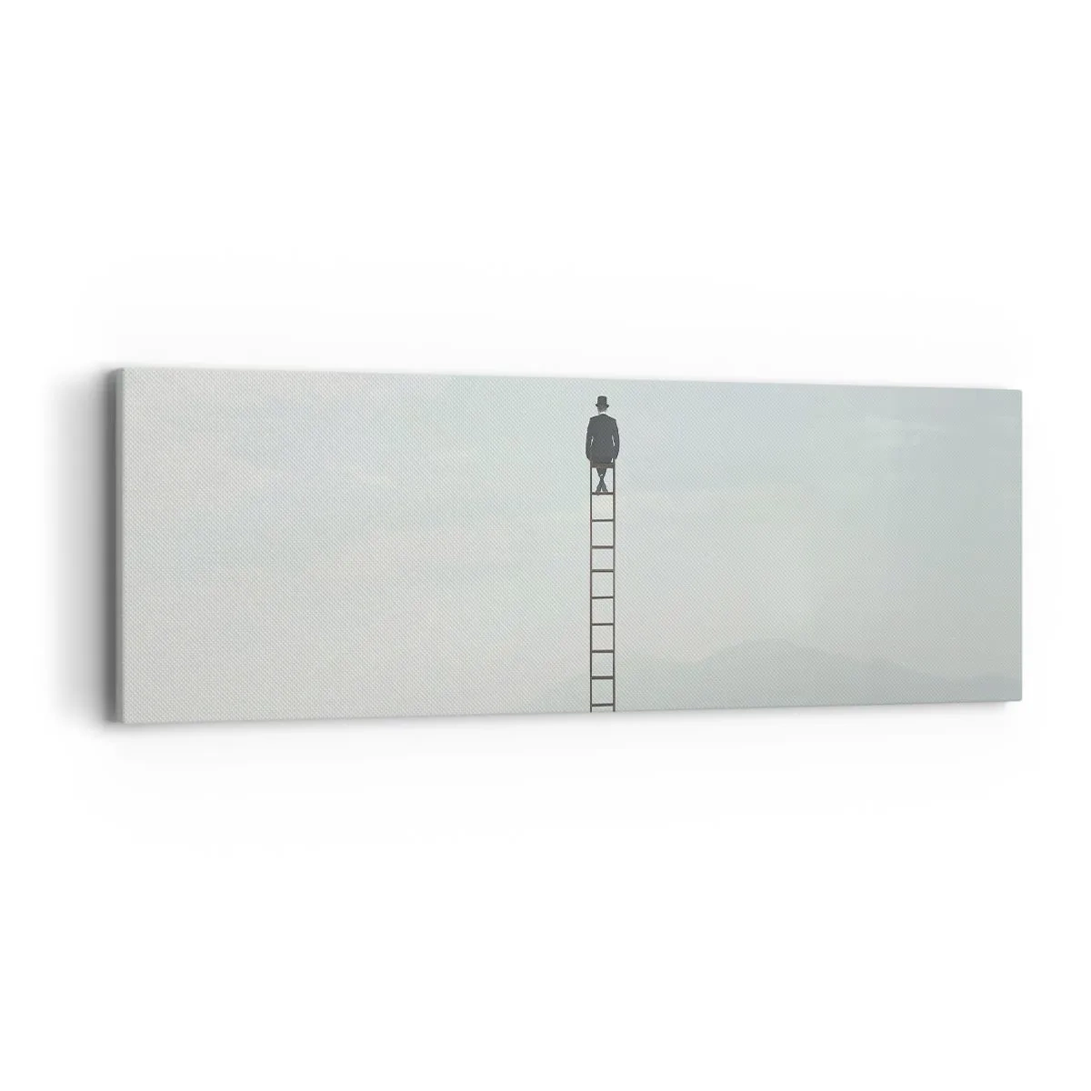 Bild auf Leinwand - Leinwandbild - Erhebe dich darüber! - 90x30 cm