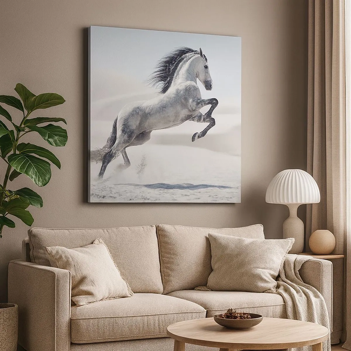 Bild auf Leinwand - Leinwandbild - Arabischer Prinz - 30x30 cm