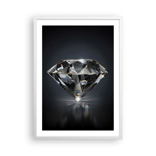 Poster in einem weißen Rahmen - Beste Freundin - 50x70 cm