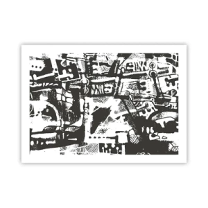 Poster - Ordnung oder Chaos? - 70x50 cm