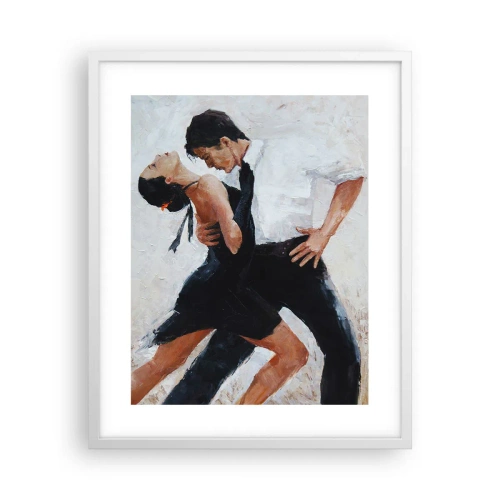 Poster in einem weißen Rahmen - Tango meiner Träume und Träume - 40x50 cm
