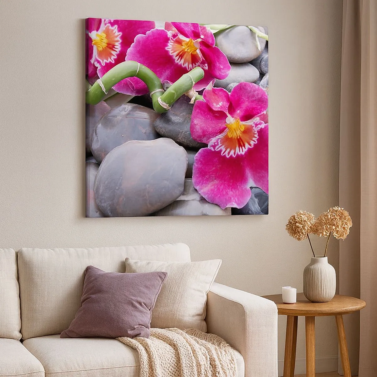 Bild auf Leinwand - Leinwandbild - Kühlen und erhitzen - 30x30 cm