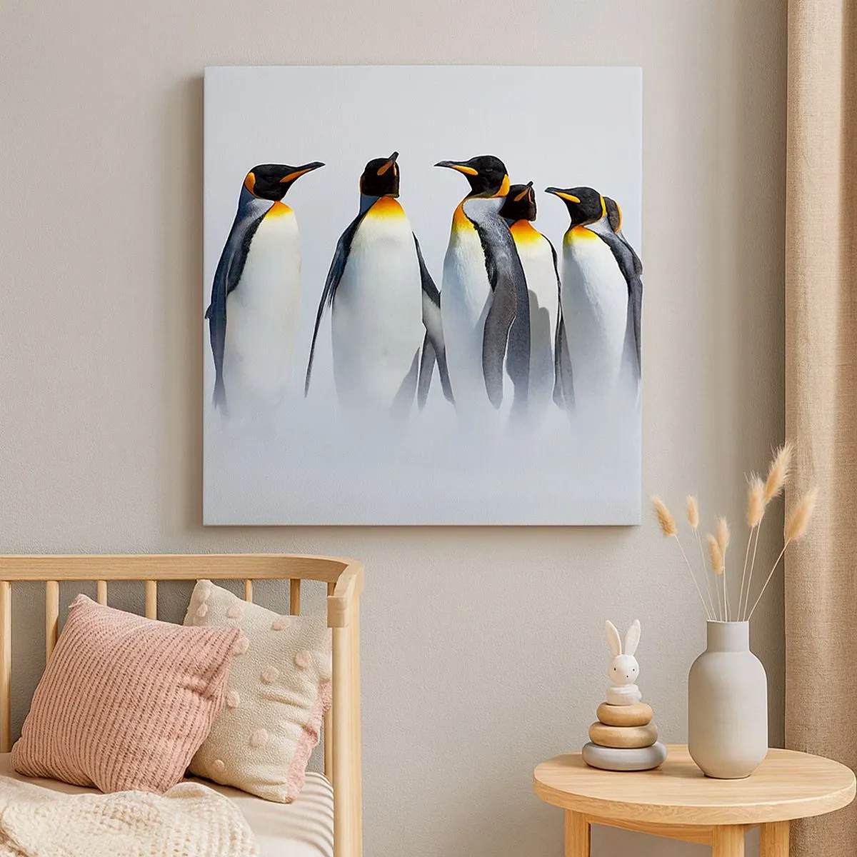 Bild auf Leinwand - Leinwandbild - Treffen in Abendkleidern - 30x30 cm