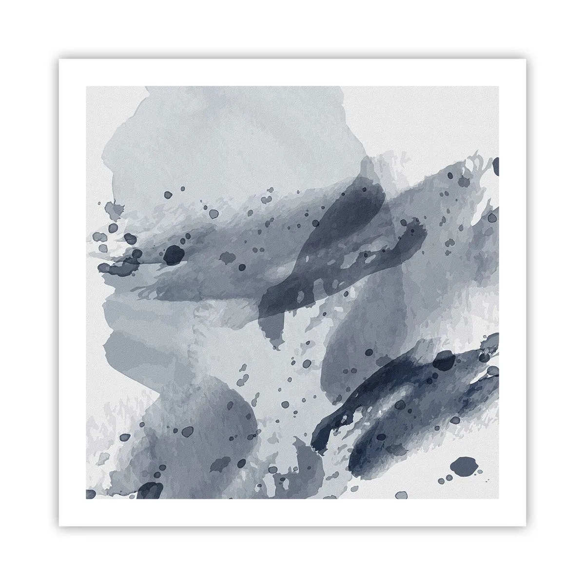Poster - Eine Studie über die Natur des Wassers - 60x60 cm