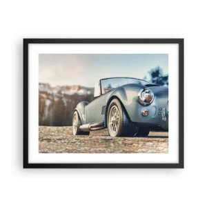 Poster in einem schwarzem Rahmen - Denn Stil zählt - 50x40 cm