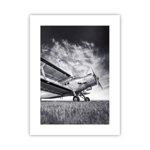 Poster - Der geflügelte Wanderer - 30x40 cm