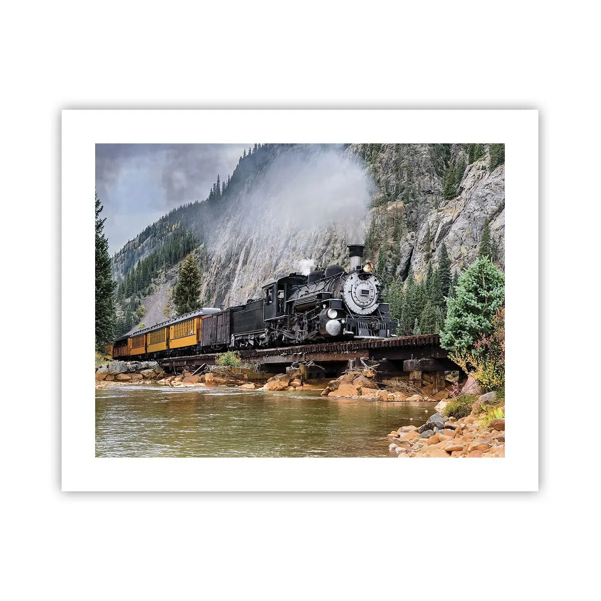 Poster - Wo willst du hin? Wohin? - 50x40 cm