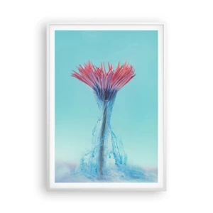 Poster in einem weißen Rahmen - In einer belebenden Umarmung - 70x100 cm