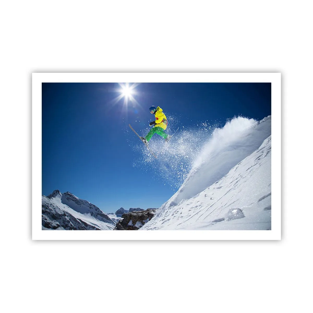 Poster - Tanzen mit den Bergen - 91x61 cm