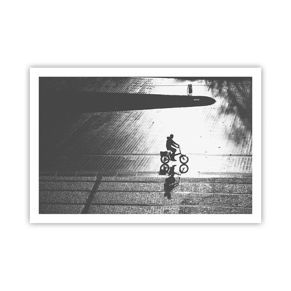 Poster - Vor sich hin durch die Stadt - 91x61 cm