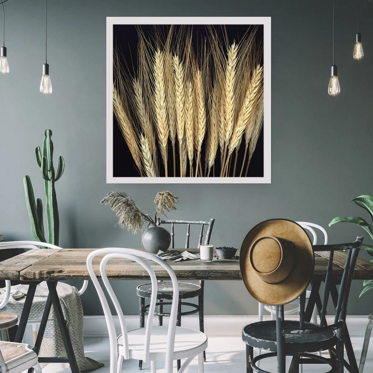 Poster - Rustikale Magie - 60x60 cm