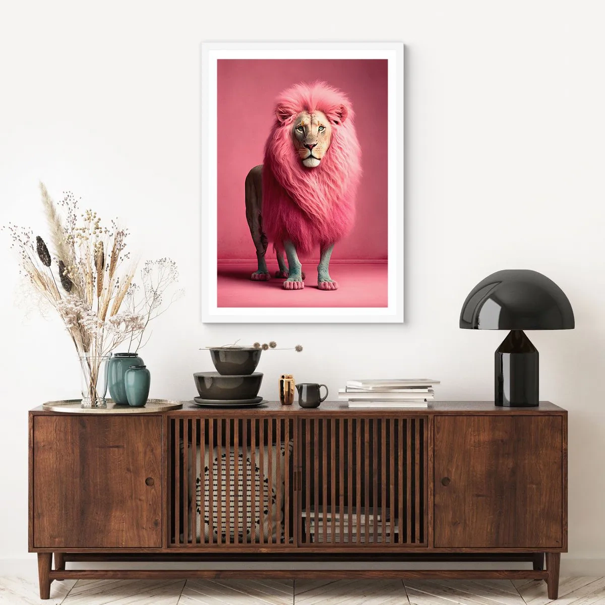 Poster in einem weißen Rahmen - Und du hast keine Angst mehr - 30x40 cm