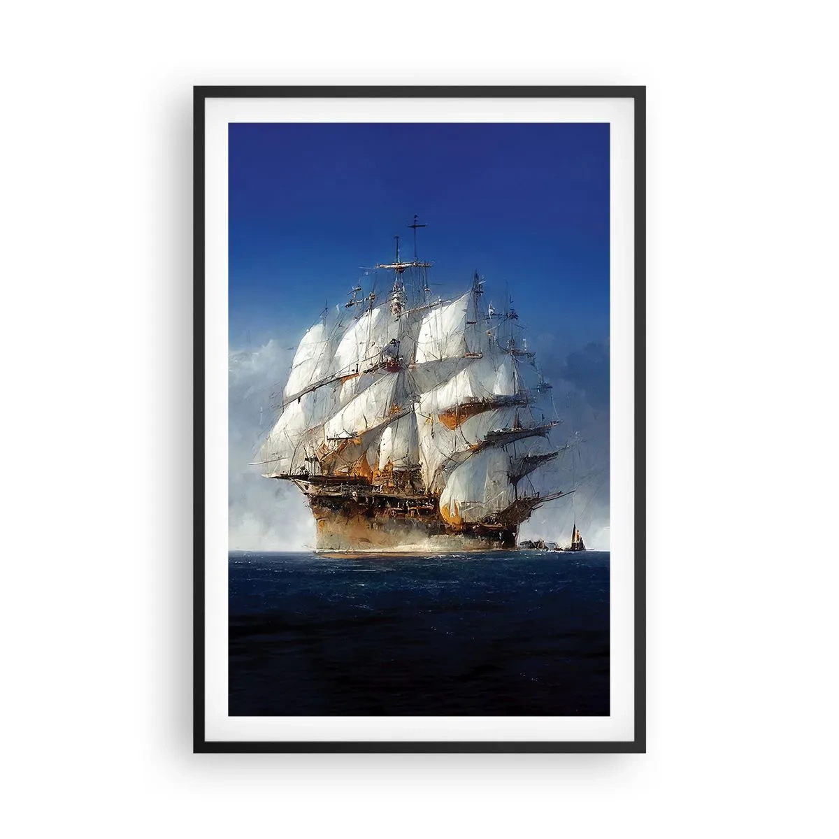Poster in einem schwarzem Rahmen - Der große Ruhm! - 61x91 cm