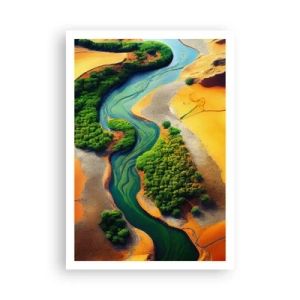 Poster - Lebensspendender Fluss - 70x100 cm