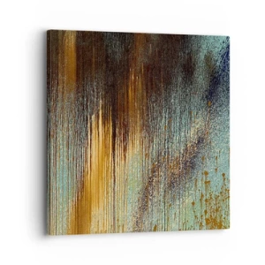 Bild auf Leinwand - Leinwandbild - Eine nicht zufällige farbenfrohe Komposition - 30x30 cm