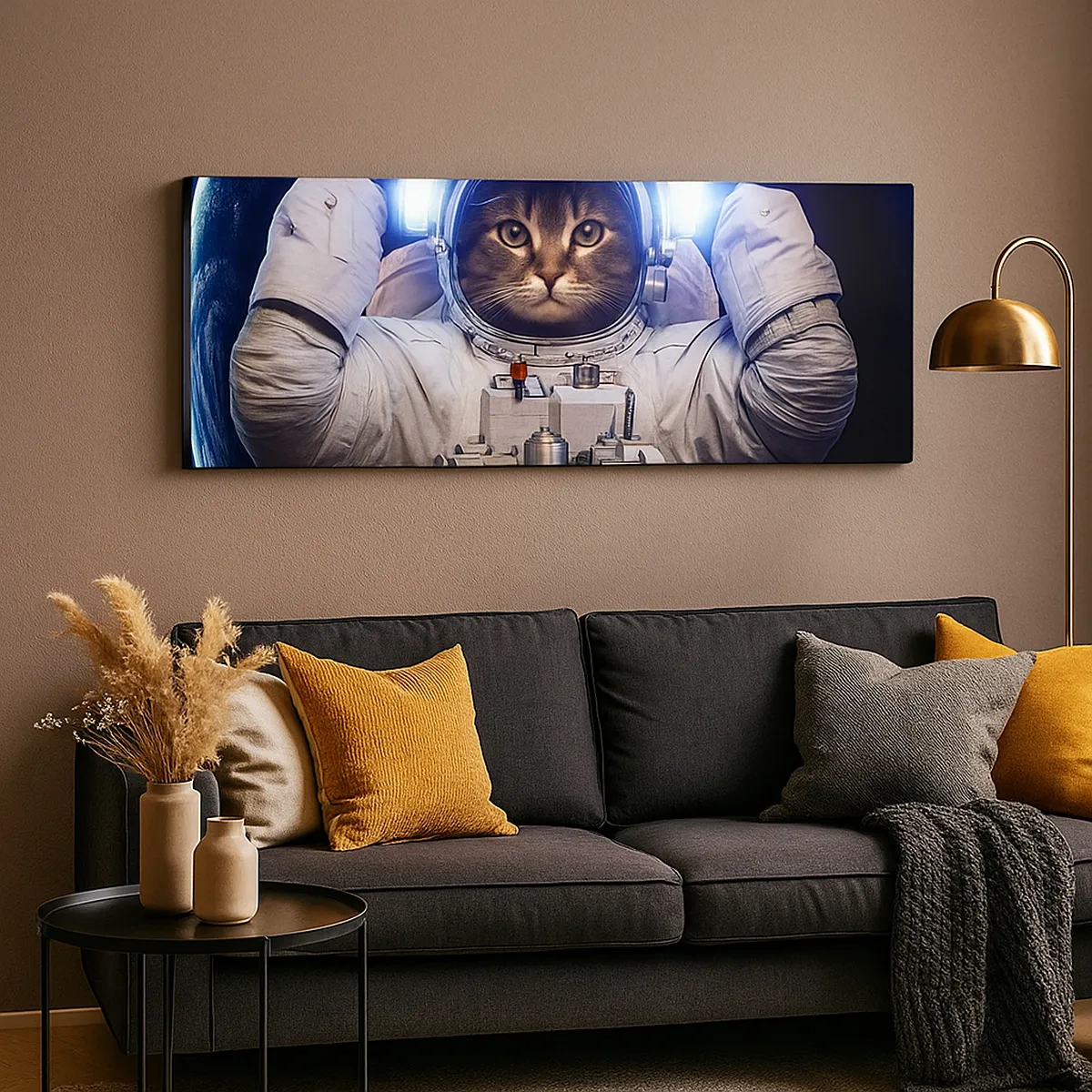 Bild auf Leinwand - Leinwandbild - Houston, du hast ein Problem - 30x30 cm