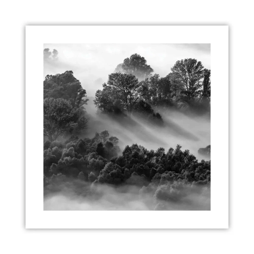 Poster - Aufstehend aus dem Schlaf - 40x40 cm