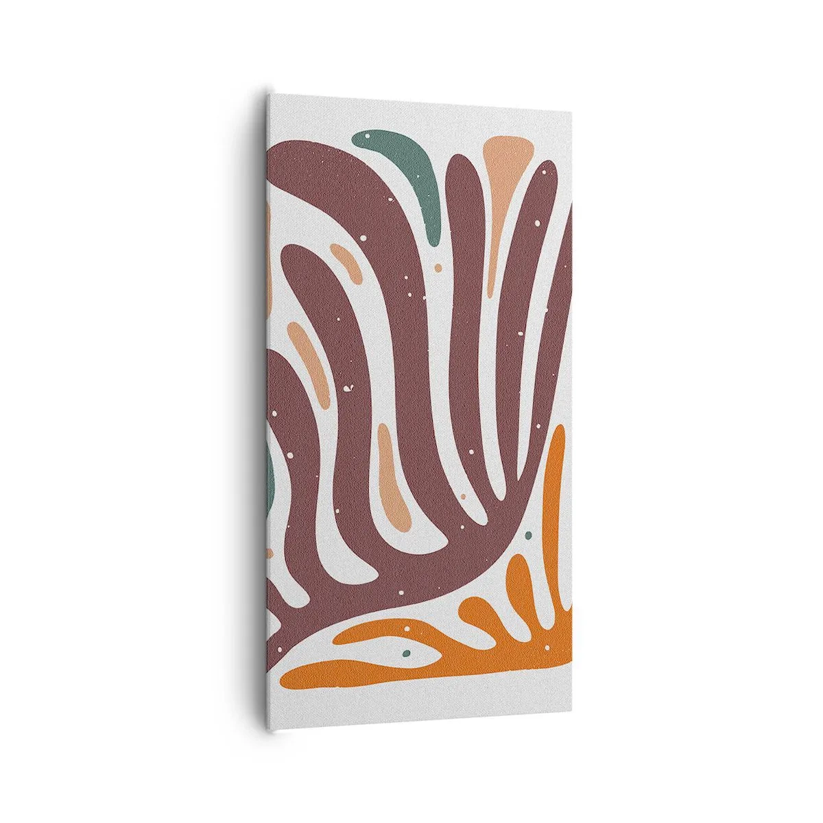 Bild auf Leinwand - Leinwandbild - Strahlende organische Komposition - 65x120 cm