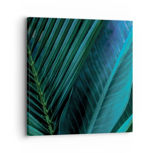 Bild auf Leinwand - Leinwandbild - Die Anatomie des Grüns - 30x30 cm