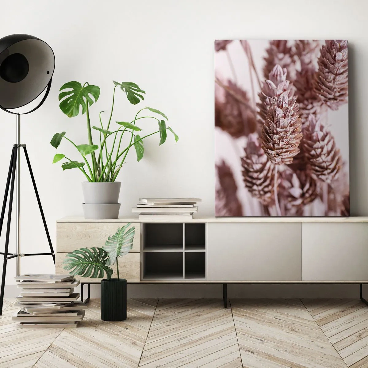 Bild auf Leinwand - Leinwandbild - Scheinbar unauffällig - 55x100 cm