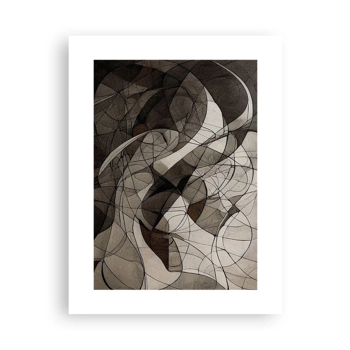 Poster - Zirkulation von Erdfarben - 30x40 cm