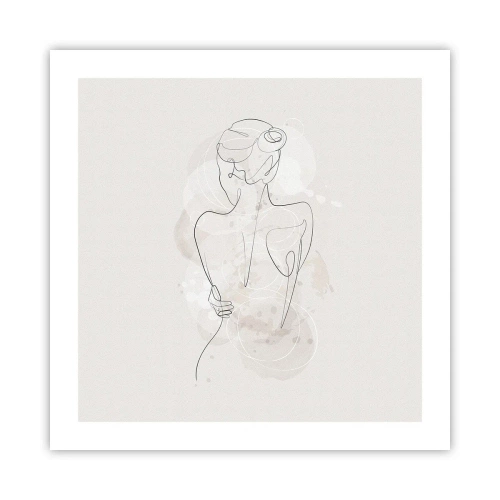 Poster - Wie ein sensibles Instrument - 50x50 cm