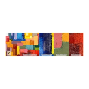 Fototapeten Muster Selbstklebend Deluxe Sticker - Jeder ist anders, alle bunt - Abstraktion, Stück, Modernes Muster - 100x30 cm