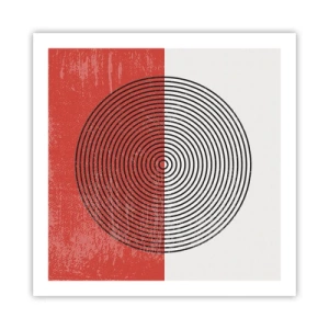 Poster - Auf den Punkt gebracht - 60x60 cm