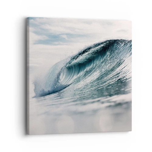 Bild auf Leinwand - Leinwandbild - Wasserspitze - 30x30 cm