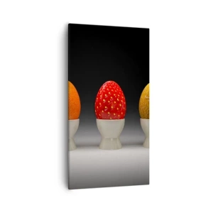 Bild auf Leinwand - Leinwandbild - Obstfrühstück - 55x100 cm