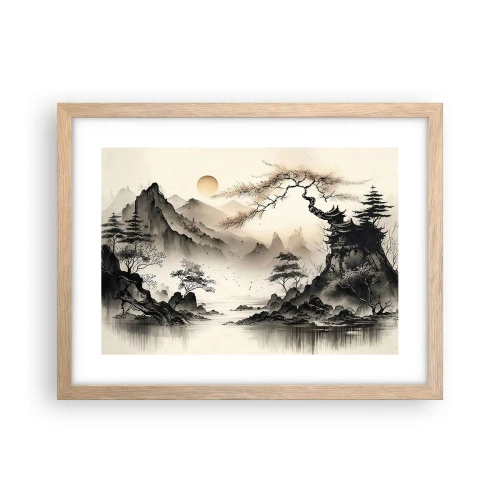 Poster in einem Rahmen aus heller Eiche - Einzigartiger Charme des Orients - 40x30 cm