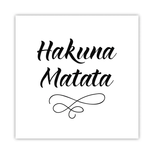 Poster - Bester Ratschlag - 40x40 cm