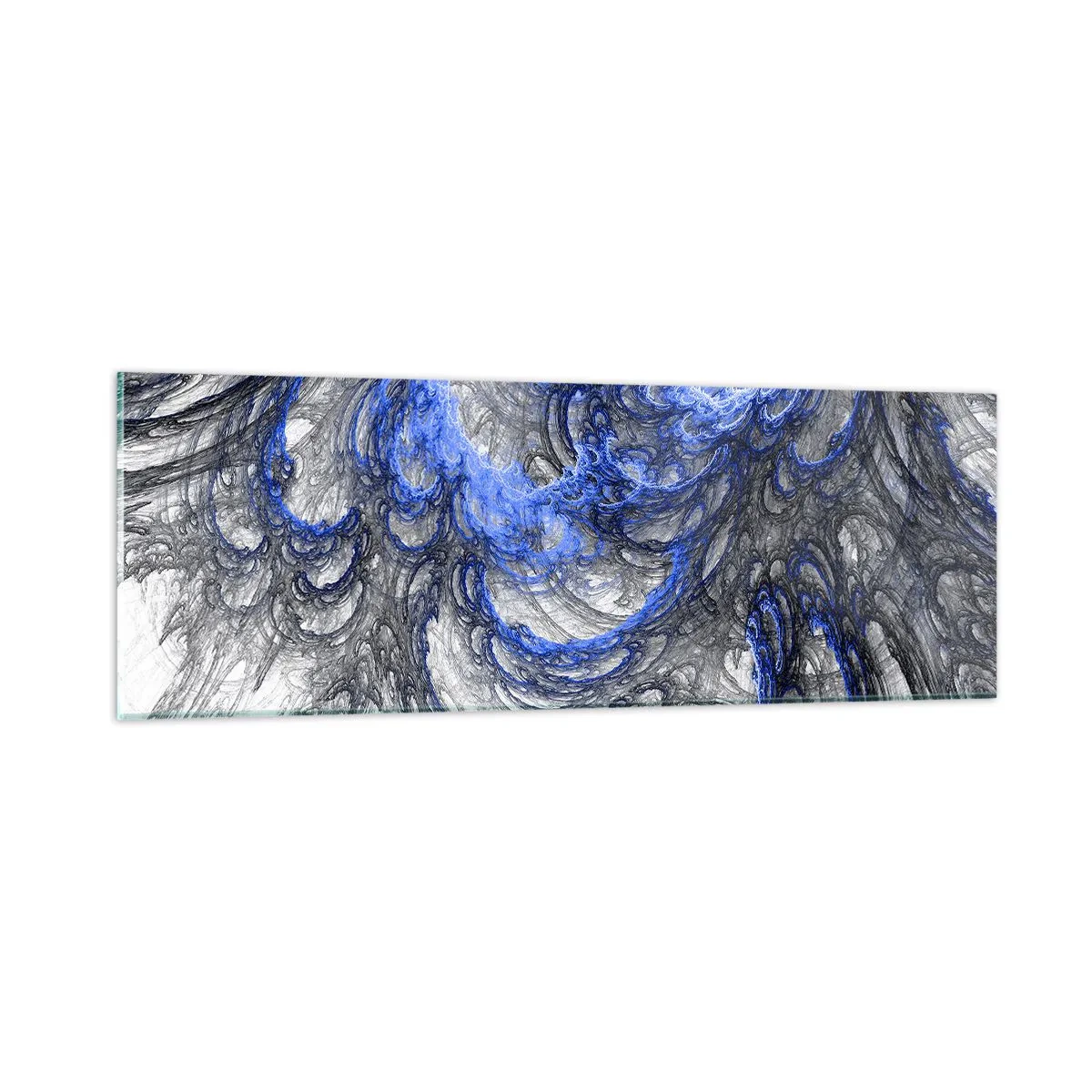 Glasbild - Bild auf glas - Die Geburt einer Welle - 90x30 cm