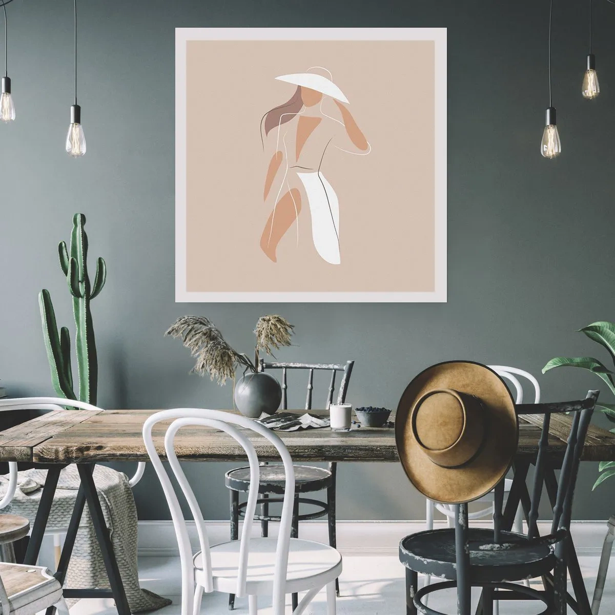 Poster - Mode macht Spaß - 50x50 cm