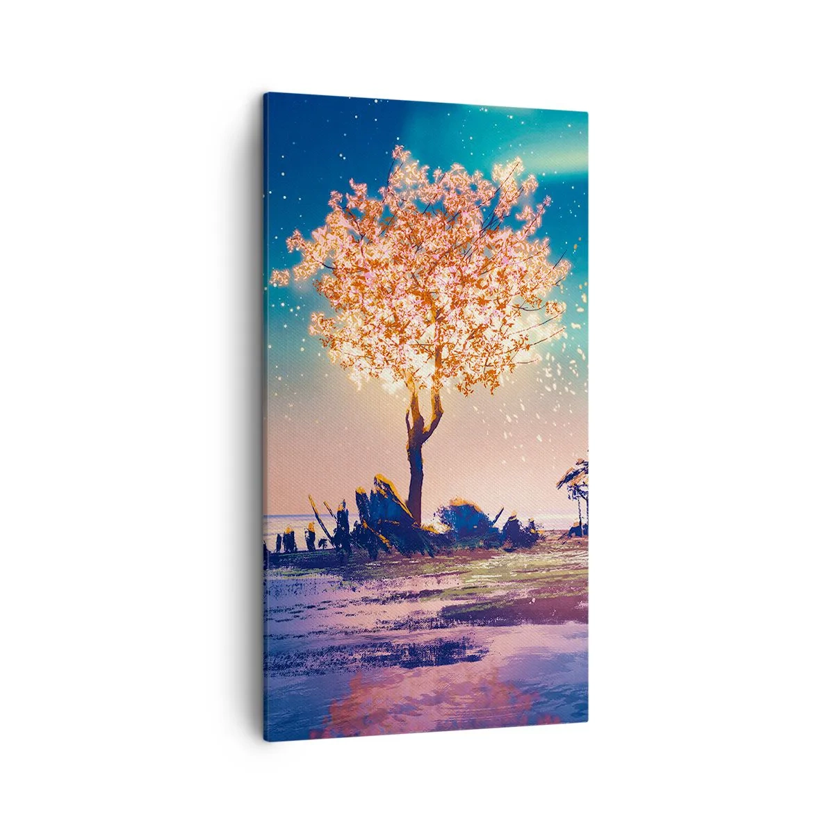 Bild auf Leinwand - Leinwandbild - Die Natur vergeht nicht - 45x80 cm