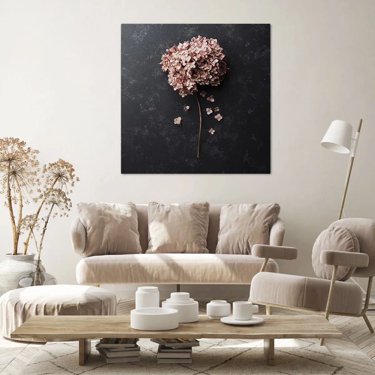 Bild auf Leinwand - Leinwandbild - Wirklich romantisches Zeichen - 60x60 cm