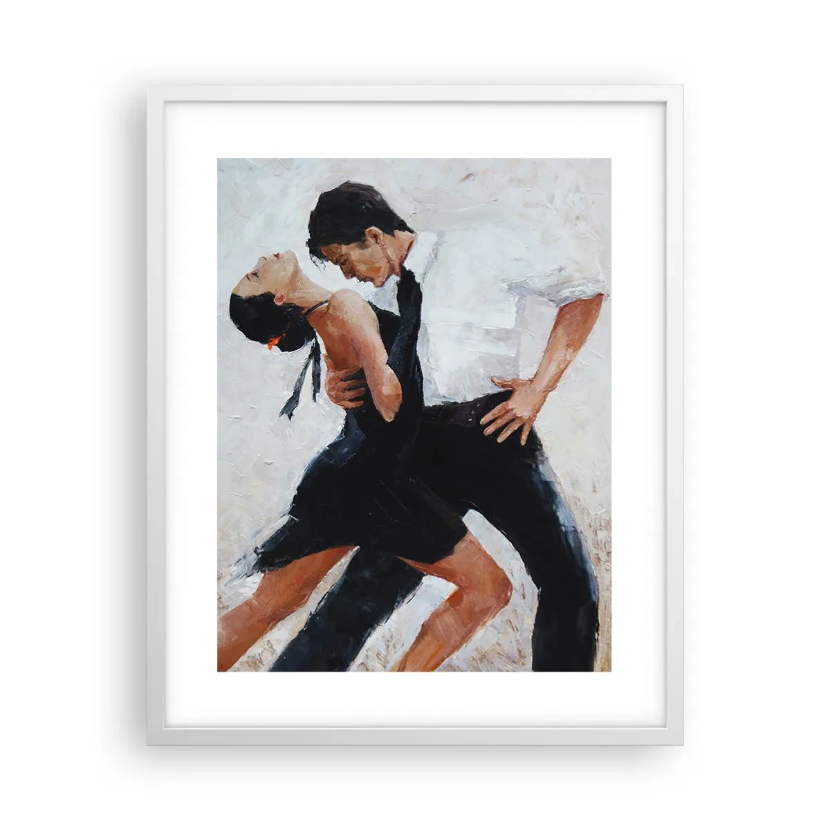 Poster in einem weißen Rahmen - Tango meiner Träume und Träume - 40x50 cm