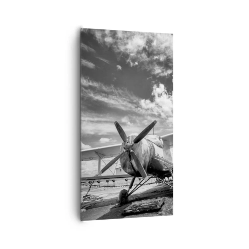 Bild auf Leinwand - Leinwandbild - Ich kann es kaum erwarten! - 65x120 cm