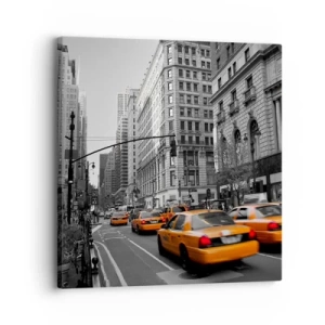 Bild auf Leinwand - Leinwandbild - Sonnen der Großstadt - 30x30 cm