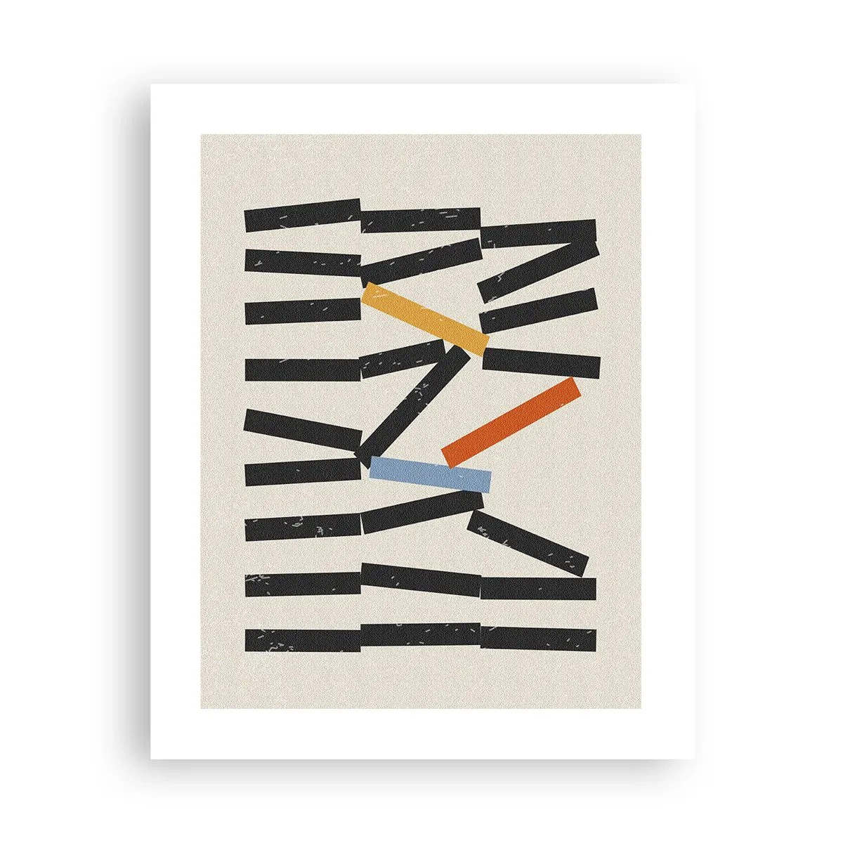 Poster - Domino – Komposition - 40x50 cm