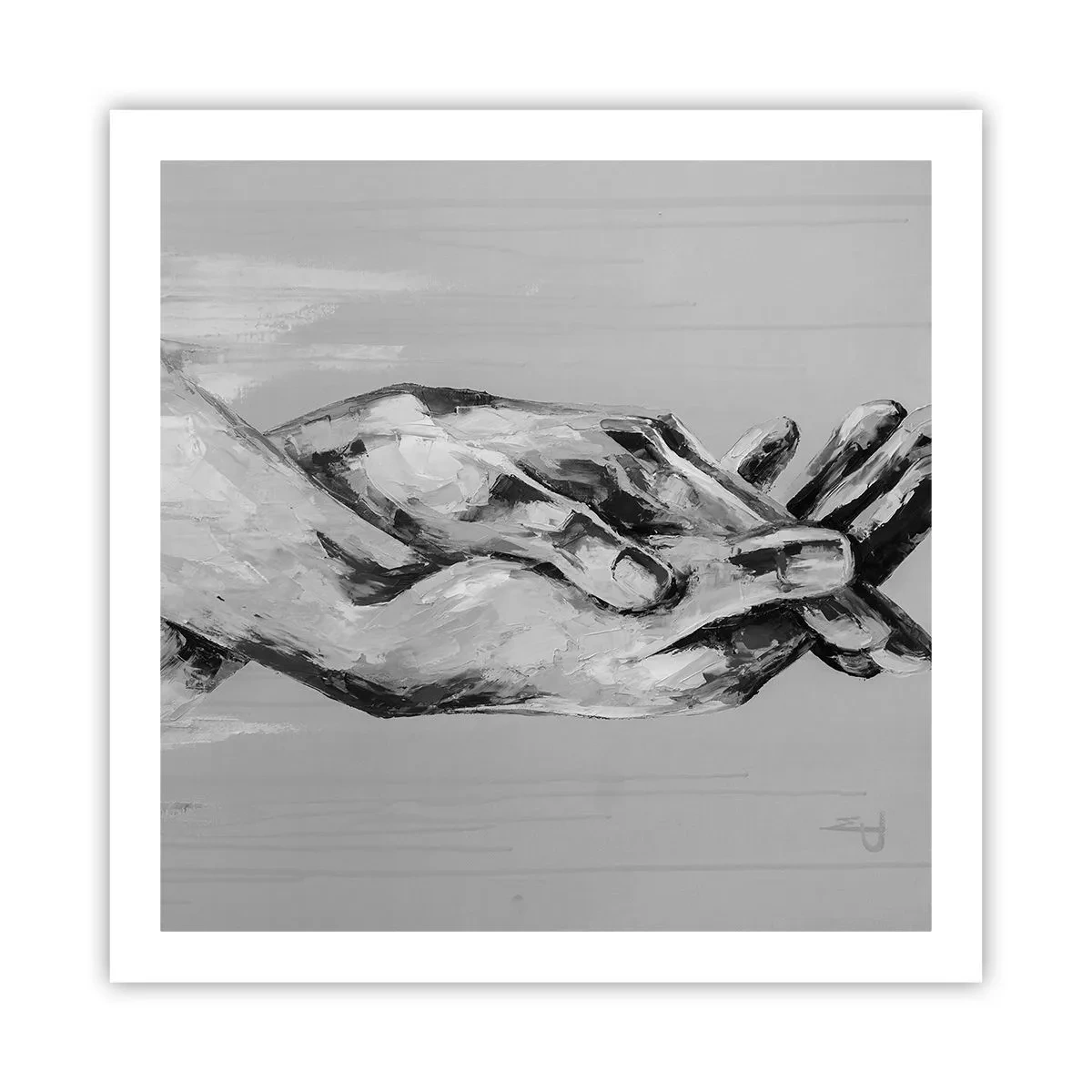 Poster - Anfang… - 60x60 cm