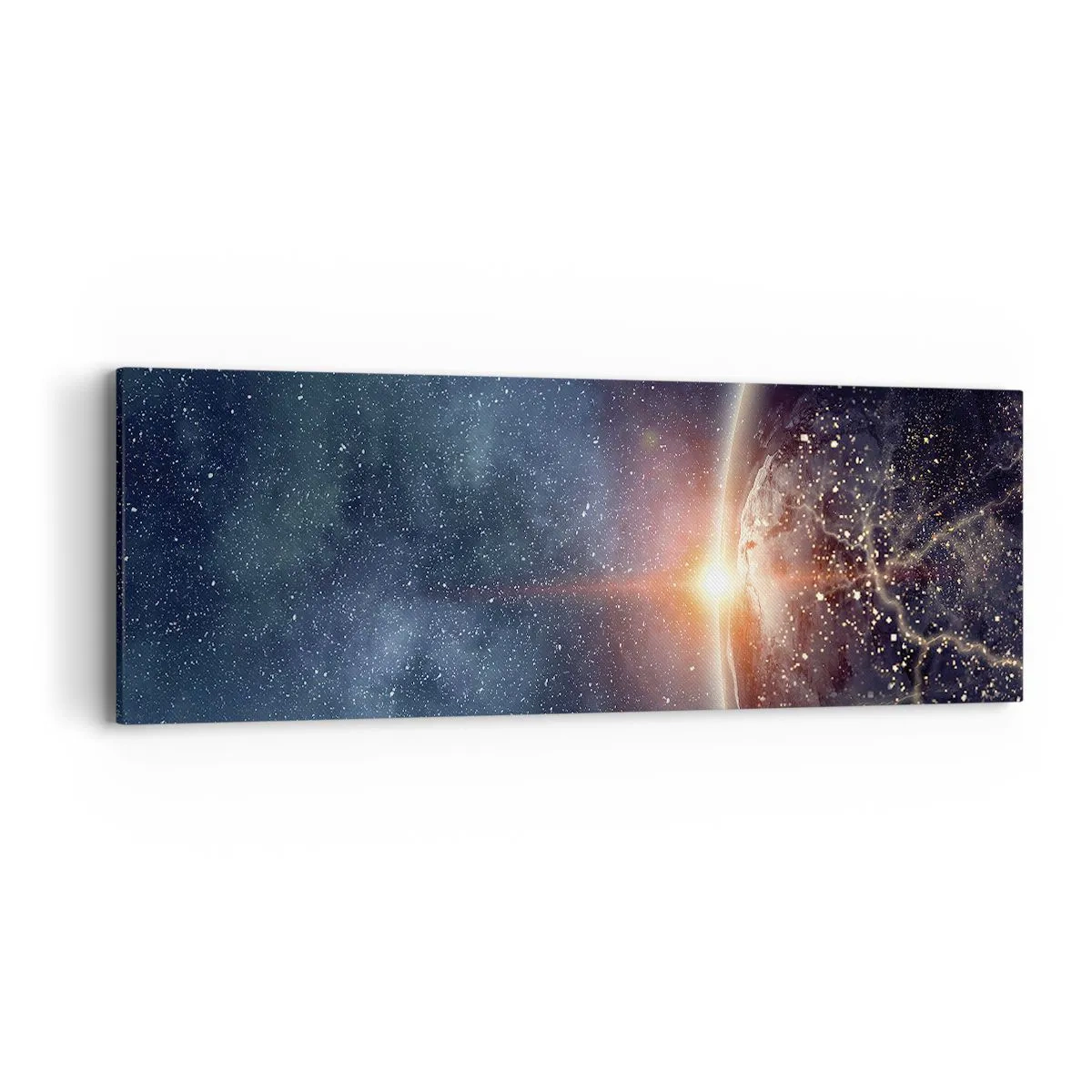 Bild auf Leinwand - Leinwandbild - In einer neuen Perspektive - 90x30 cm