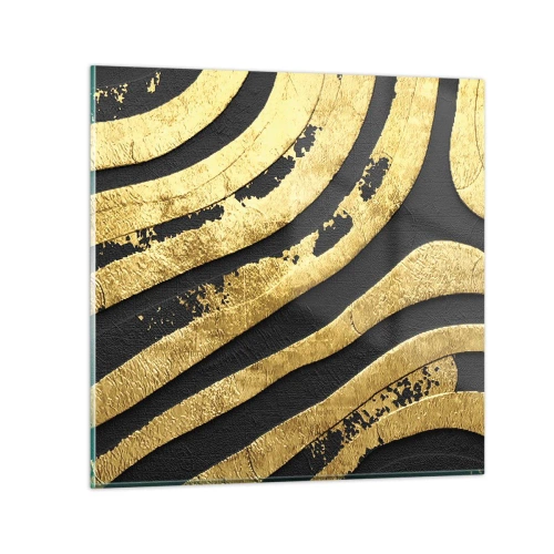 Glasbild - Bild auf glas - Alles fließt - 40x40 cm