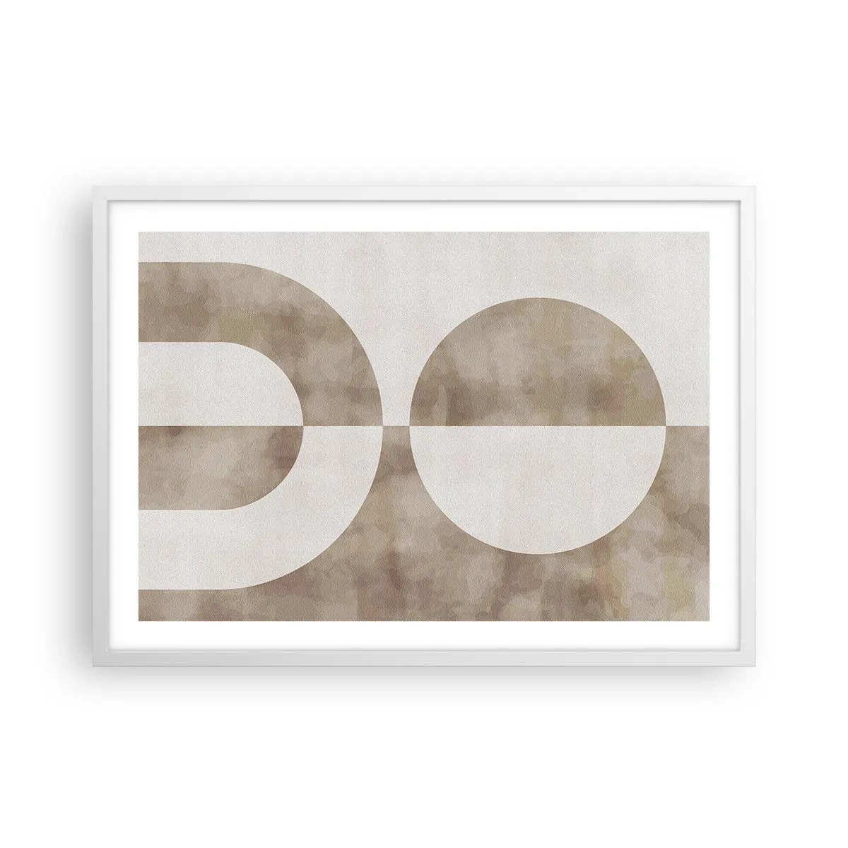 Poster in einem weißen Rahmen - Ähnlichkeiten und Unterschiede - 70x50 cm